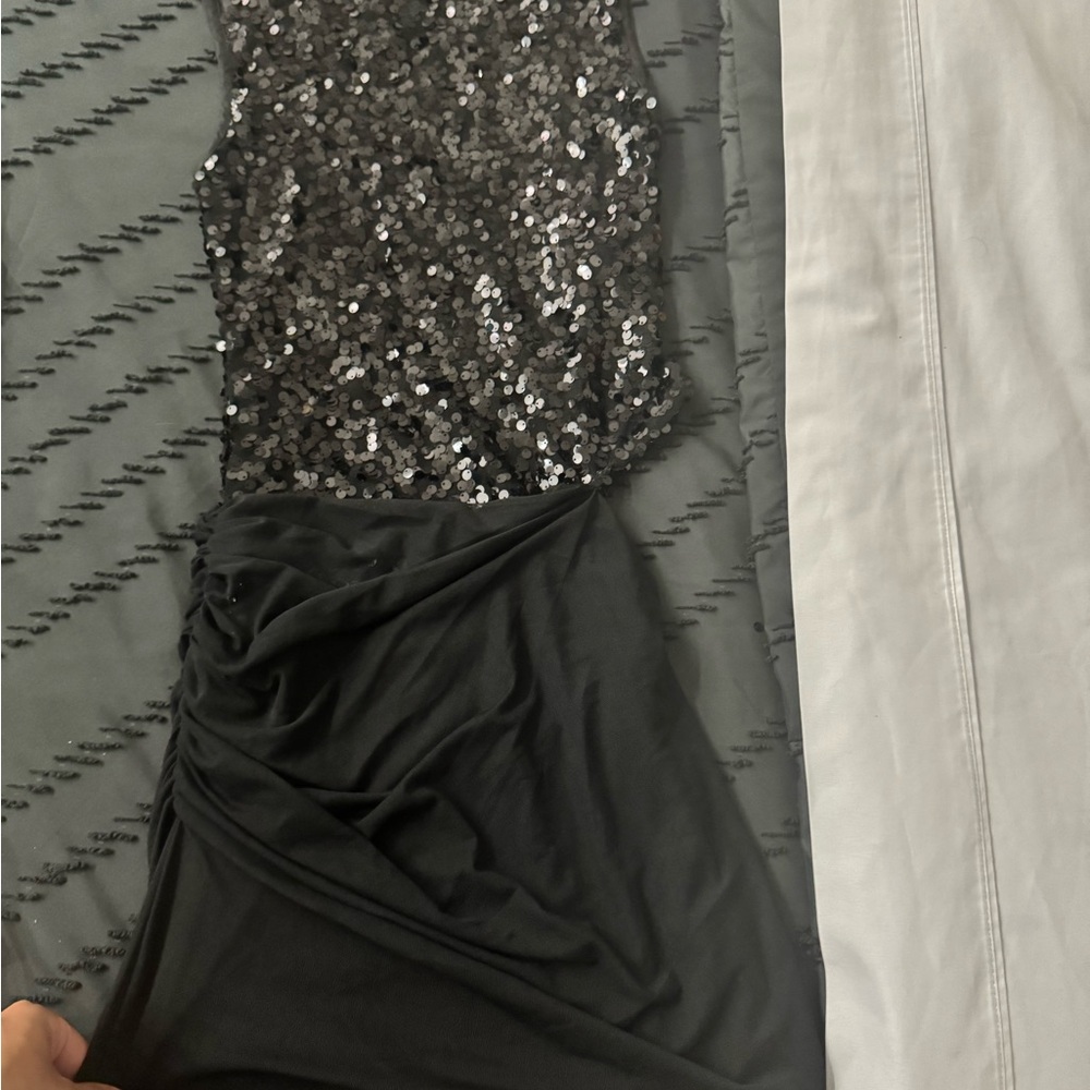 Peppermayo Black Sequin Party Dress